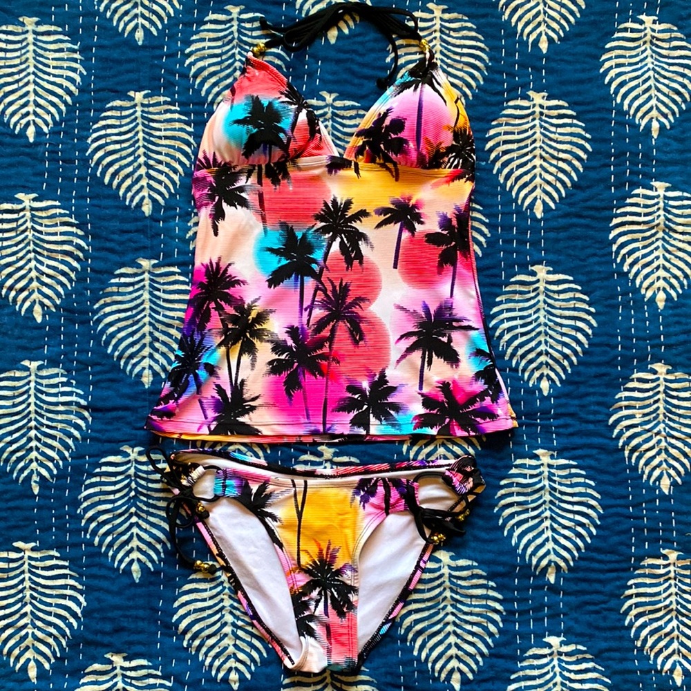 3 For $25! Tropical Sunset Tankini